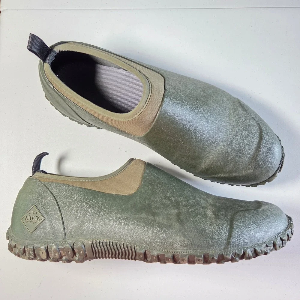 Muck Boot Company Muckster II Low Mens 11 Moss Green Waterproof Garden Shoes